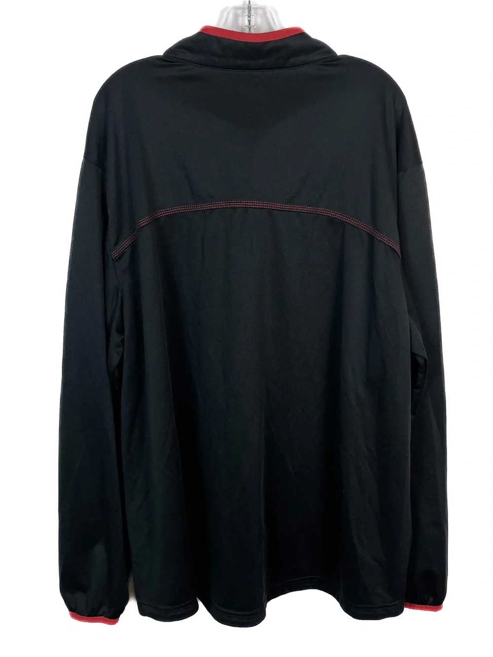 Adidas Cincinnati Bearcats Mens XXL 1/4 Zip Black Red Pullover